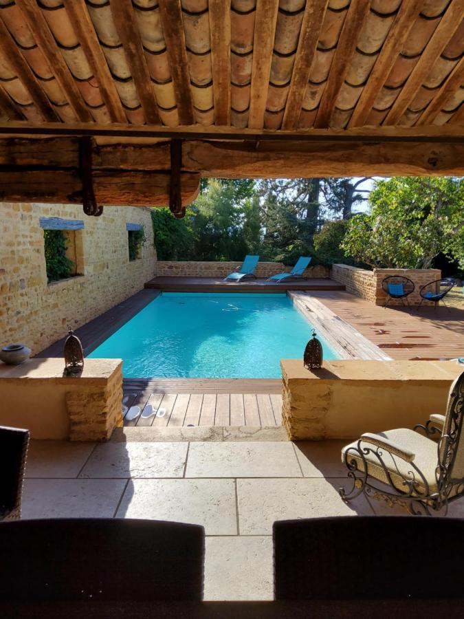 Lodges En Pierres Dorees Saint-Germain-Nuelles Luaran gambar