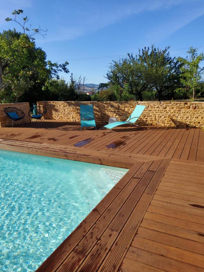 Lodges En Pierres Dorees Saint-Germain-Nuelles Luaran gambar